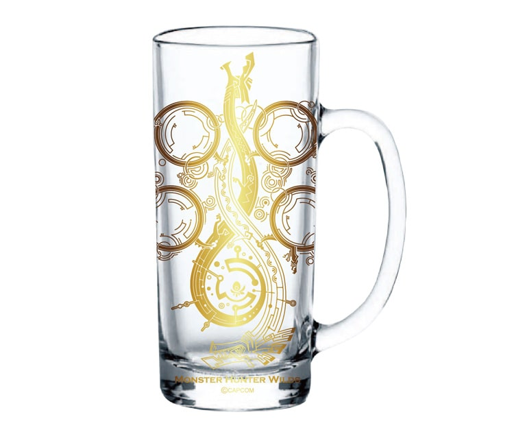 Monster Hunter Wilds Glass Mug Title Logo Symbol