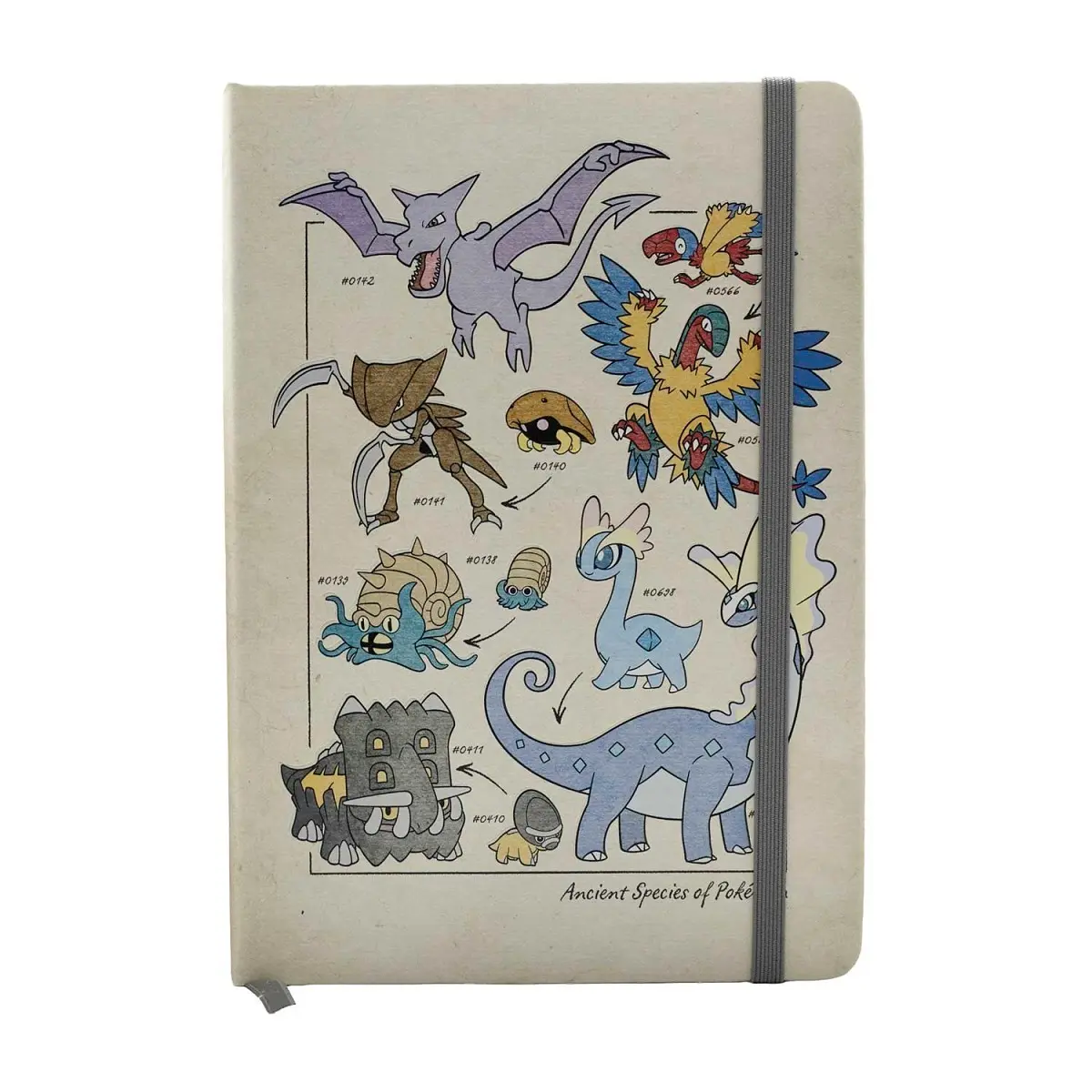 Pokemon × Natural History Museum Ancient Species of Pokemon Scientific Drawing Notebook