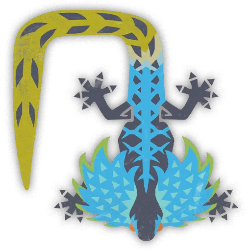 Azure rufflizard